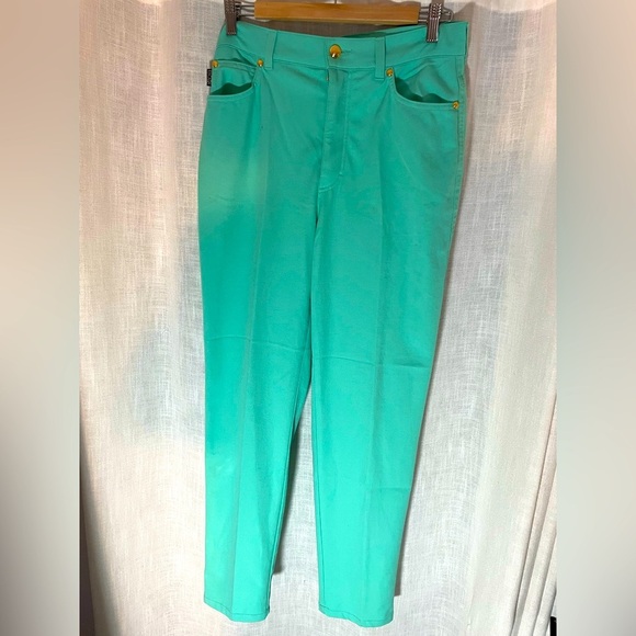 Escada Pants - ESCADA Women's Vintage Y2K High waisted Slim Straight Pant 38‎ MEDIUM